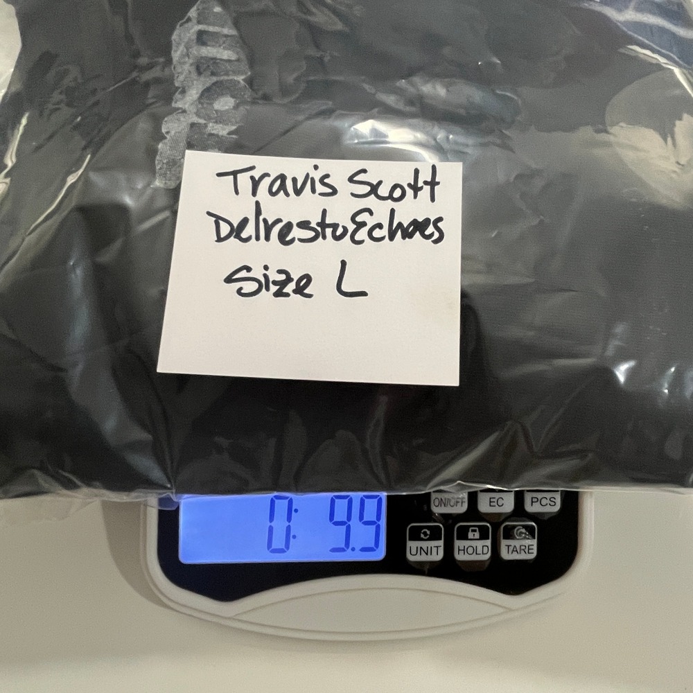 Travis Scott Utopia World Tour T-Shirt Mens L Black Graphic Delresto Echoes 2024 - Picture 15 of 15